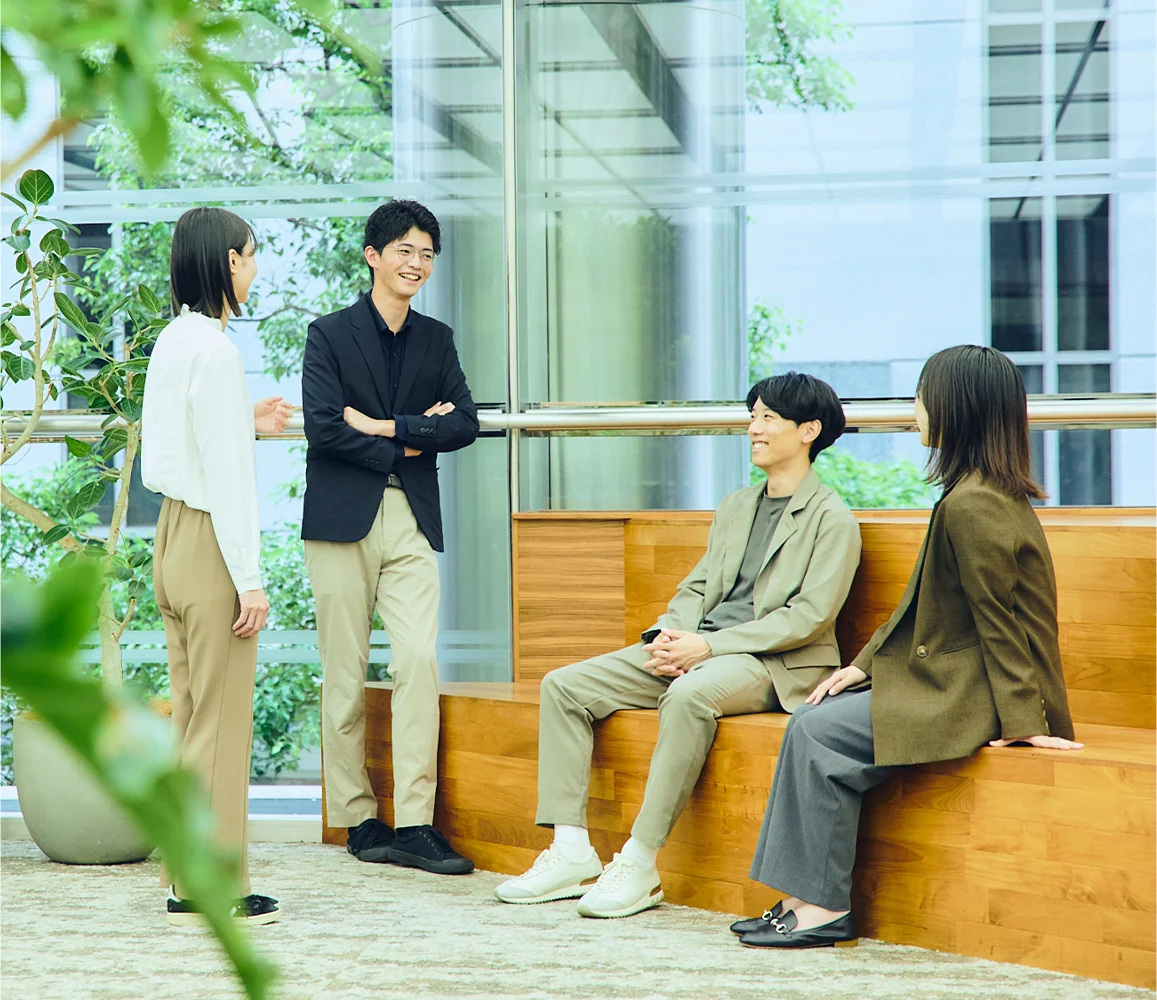 社員が自分らしく力を発揮できる、活気ある職場づくりを目指して。